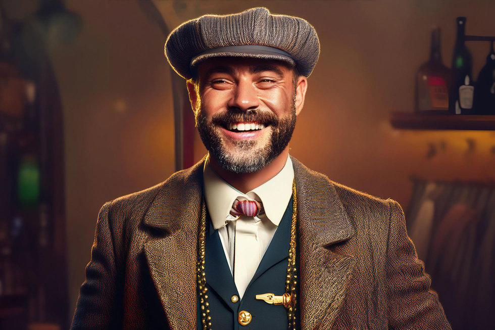 AI-genererad Nick Peaky Blinders