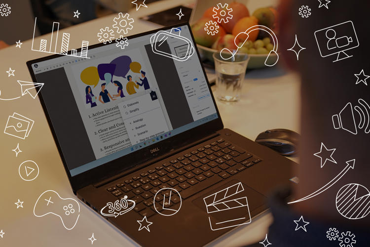 dator visar illustrationer