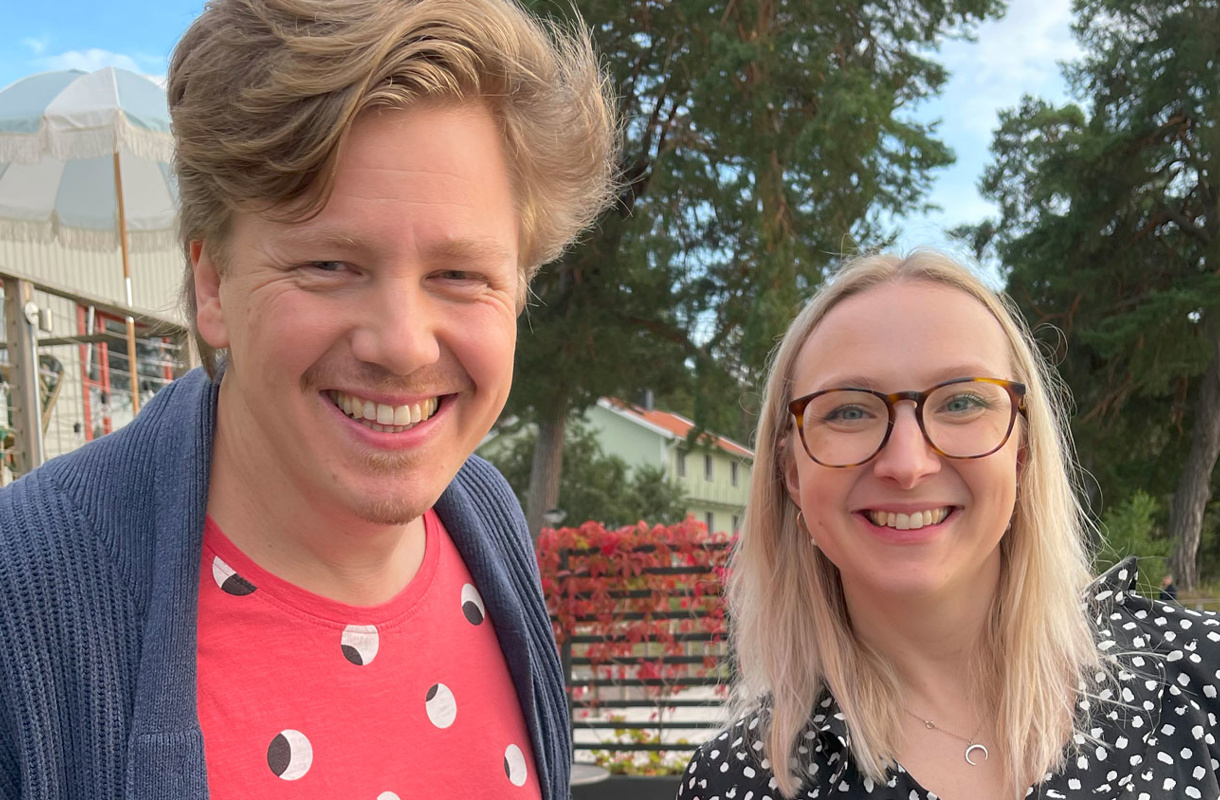 Robert och Frida på Lexicon Interactive