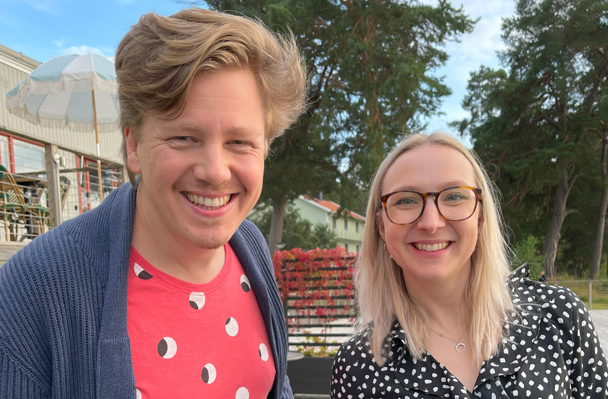 Robert och Frida på Lexicon Interactive