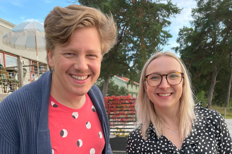 Robert och Frida på Lexicon Interactive