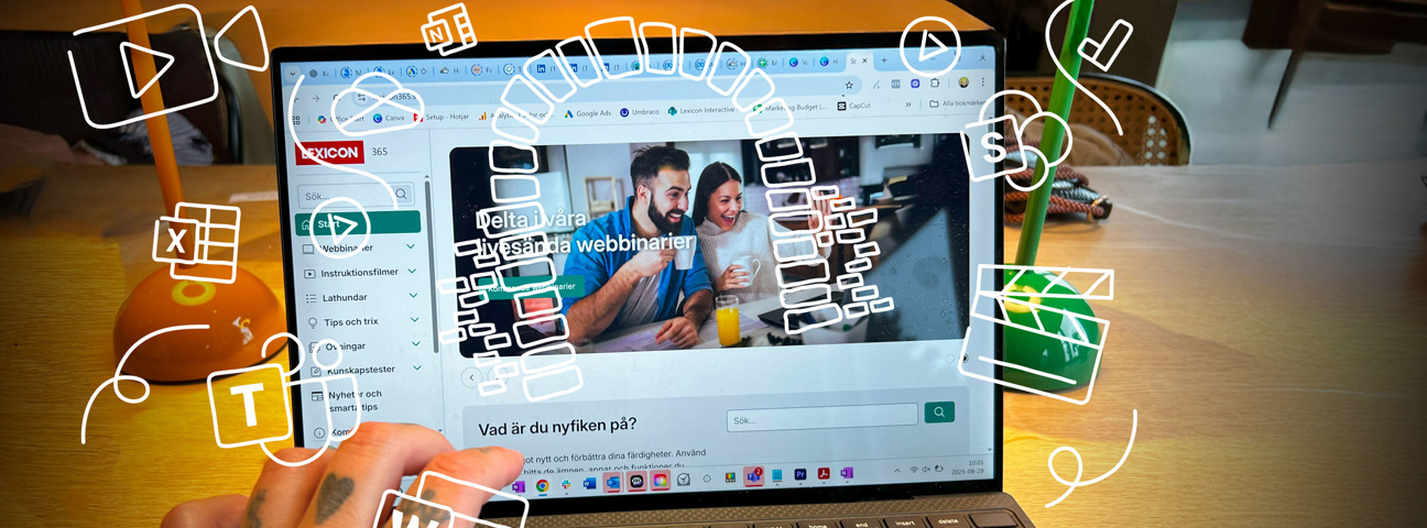 Dator som visar Lexicon 365