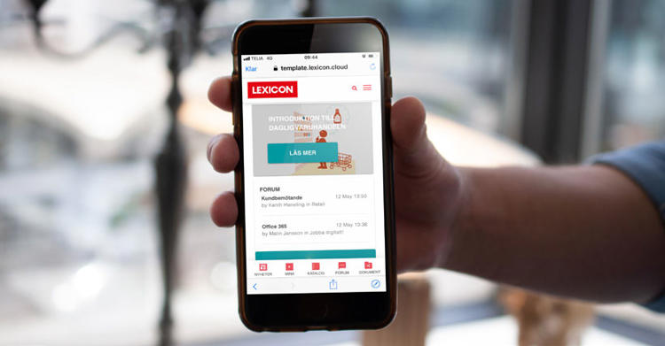 Learning Arens-kurs i mobilen
