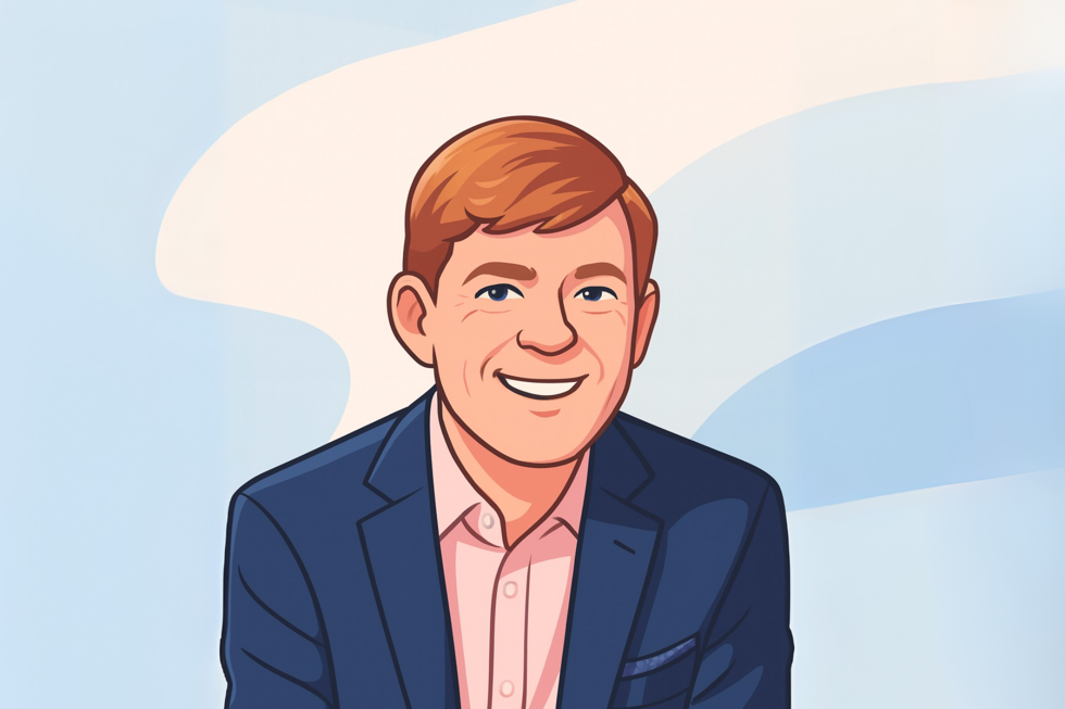 AI-genererad illustration av Brandon Carson, talare vid Learning Conference 2025