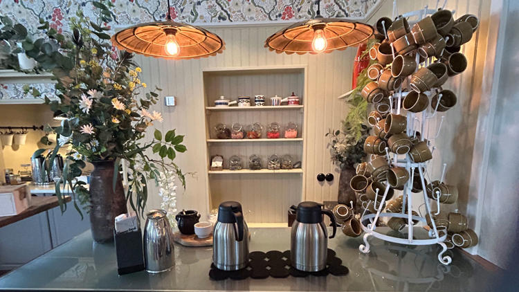 Kaffe och godishörna