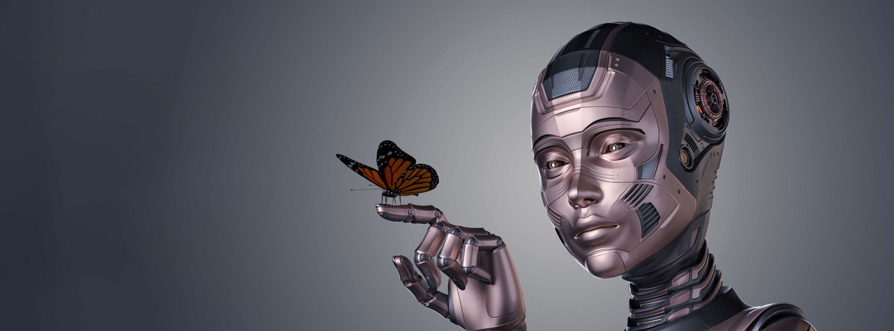 Lexicon Interactive och generativ AI - Robot med Fjäril