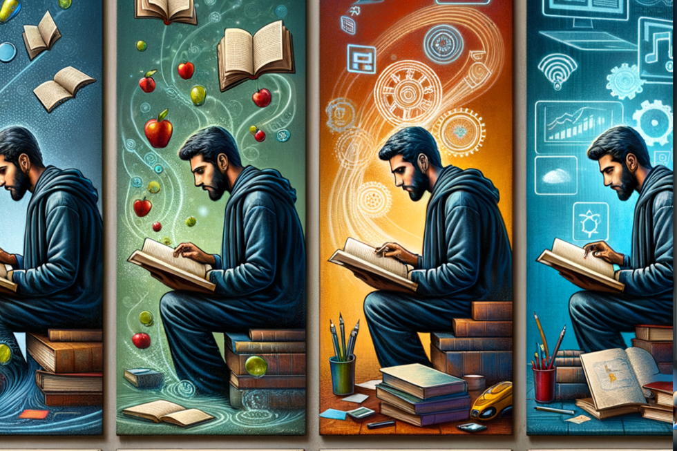 AI-genererad bild om Learningfive