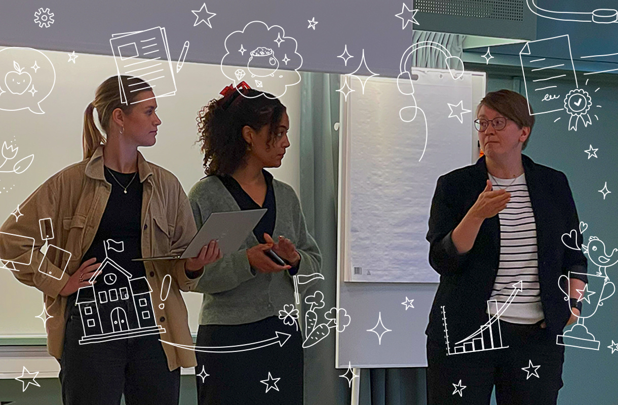 Tre pedagoger på Lexicon Interactive