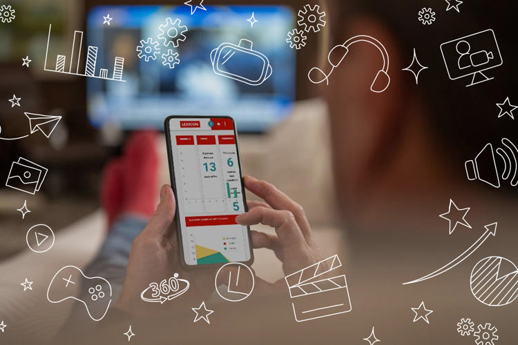 Titttar i en mobil med analysverktyg