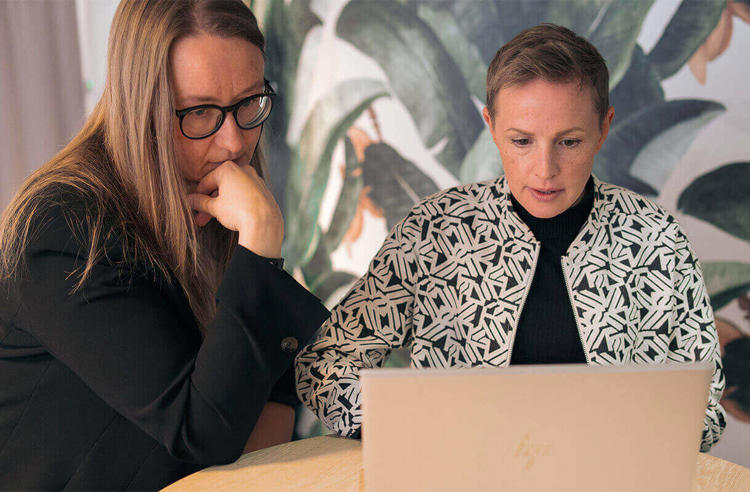 Elev vid Lectora-utbildning